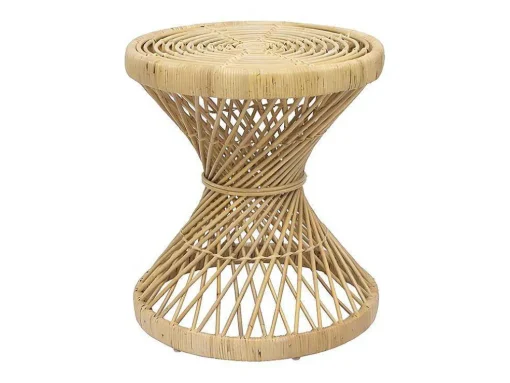 Bijzettafel Giali - Rotan - Naturelkleur
