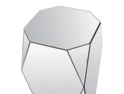 Bijzettafel Van Mdf Met Spiegel - Kleur : Zilver - Sigrid - Van Pascal Morabito