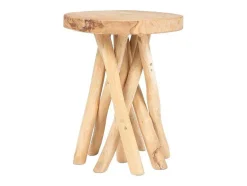 Bijzettafel Van Teakhout - Kleur: Naturel - Gayana