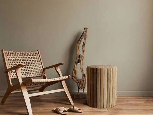 Bijzettafel Van Teakhout - Kleur: Naturel - Lutiana