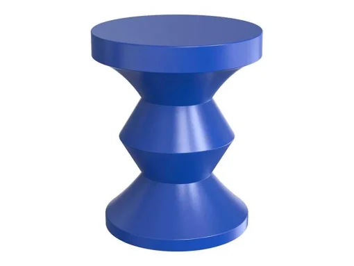 Bijzettafeltje Van Metaal - Blauw - Zolimi
