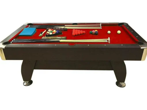 Biljarttafel 7 Voet Compleet Met Accessoires Iron Red