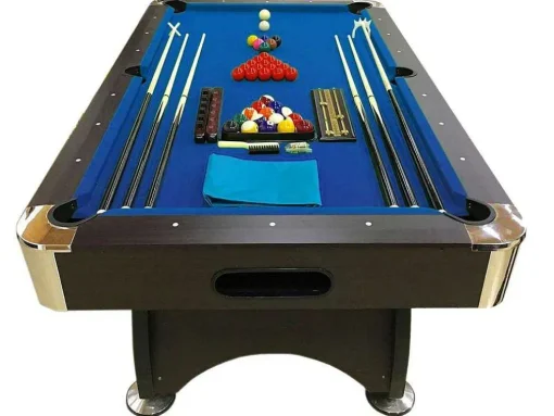 Biljarttafel 7 Voet Compleet Met Accessoires Iron Blue
