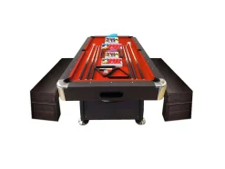 Biljarttafel 8 Voet Met Containerbank Viper Red