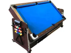 Biljarttafel 7 Voet Multi-Game Blauw Air Hockey + Tennistafel Stark
