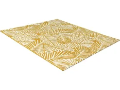 Binnen- Of Buitentapijt Bloemenmotief Curitiba - 150 X 200 Cm - Geel