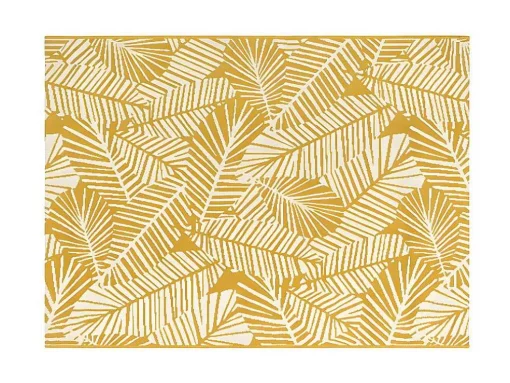 Binnen- Of Buitentapijt Bloemenmotief Curitiba - 150 X 200 Cm - Geel