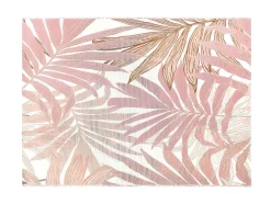 Binnen- Of Buitentapijt Etnische Stijl Bloemenmotief Roceta - 150 X 200 Cm - Roze