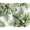 Binnen- Of Buitentapijt Met Blaadjes-Motief Palmo - 200X290Cm - Groen