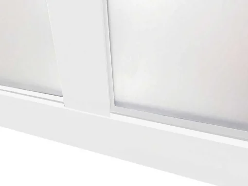 Binnenraam Van Aluminium Met Poedercoating - 210X130 Cm - Wit - Bayview