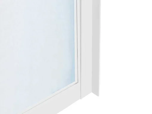 Binnenraam Van Aluminium Met Poedercoating - 210X130 Cm - Wit - Bayview