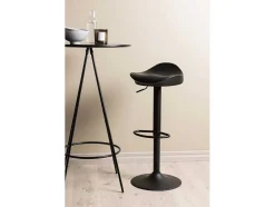 Bistro Barmeubelset Bartafel Zwart En 2 Adesto Barstoelen Zwart.