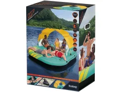 Blauw En Geel Opblaaseiland Met Afneembaar Zonnescherm - 291 X 265 Cm - Sunari Van Bestway