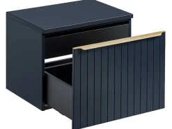 Blauw Gestreept Onderbouw Wastafelmeubel - 60 Cm - Josepha