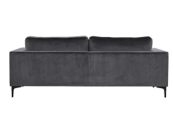 Bolero Bank 3 Persoons Velours Grijs.