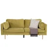 Boom Bank 3 Persoons Velours Groen.