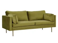 Boom Bank 3 Persoons Velours Groen.