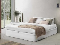 Boxspring - 180 X 200 Cm - Wit Mat - Hestia Van Ysmee