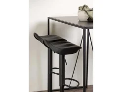 Brea Barmeubelset Bartafel Zwart En 4 Adesto Barstoelen Zwart.