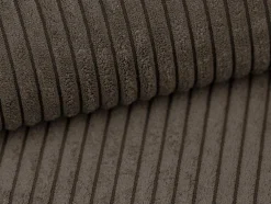 Bruine Fauteuil Van Ribfluweel Amelia