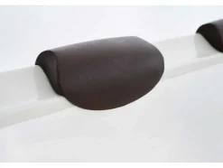 Bruine Halfharde Spa Met 6 Plaatsen Met Accessoires - 120 Stralen - L160 X B160 X H65 Cm - Makemo Van Mspa