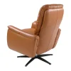Bruine Leren Draaifauteuil 5117 Angel Cerda