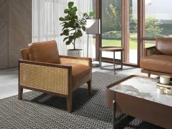 Bruine Leren Fauteuil 5113 Angel Cerda