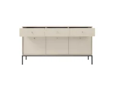 Buffetkast - 3 Laden En 3 Deuren - Beige - Bogdan