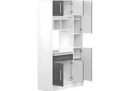 Buffetkast Mady - 5 Deuren & 1 Lade - Witte Betonkleur