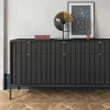 Buffetkast Met 3 Deuren En 3 Laden - Zwart - Liouba - Van Pascal Morabito