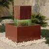 Buitenfontein Van Roestvrij Staal Met Ledverlichting - H65 Cm - Terracotta - Cardina