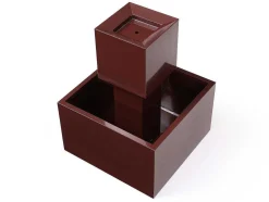 Buitenfontein Van Roestvrij Staal Met Ledverlichting - H65 Cm - Terracotta - Cardina