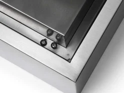Buitenfontein Van Roestvrij Staal - H34 Cm - Zilverkleurig - Hoki