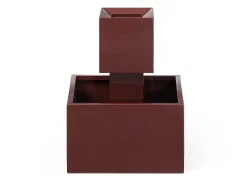 Buitenfontein Van Roestvrij Staal Met Ledverlichting - H65 Cm - Terracotta - Cardina