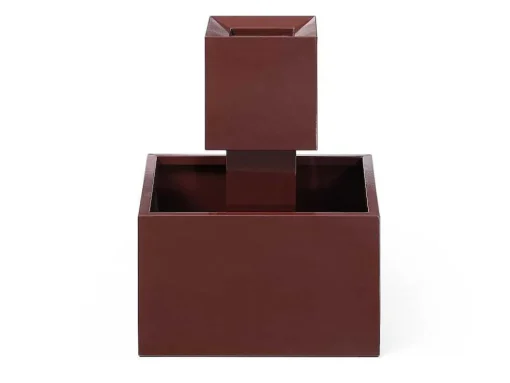 Buitenfontein Van Roestvrij Staal Met Ledverlichting - H65 Cm - Terracotta - Cardina