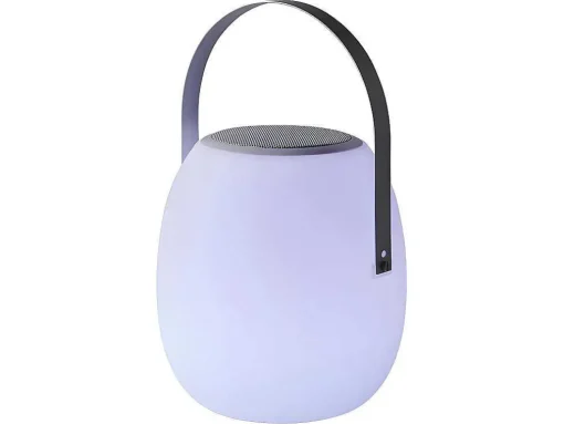 Buitenlamp Op Voet Met Bluetooth-Verbinding Speak - Metaal - H27 Cm - Veranderende Kleuren