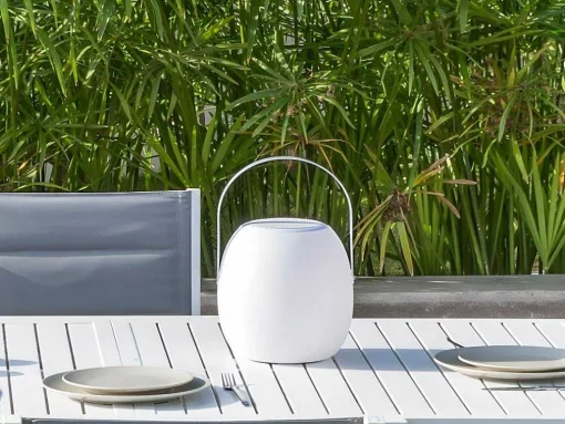 Buitenlamp Op Voet Met Bluetooth-Verbinding Speak - Metaal - H27 Cm - Veranderende Kleuren