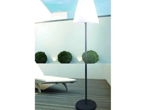 Buitenlamp Op Voet Met Led-Verlichting Wiley - Metaal - H150 Cm - Veranderende Kleuren