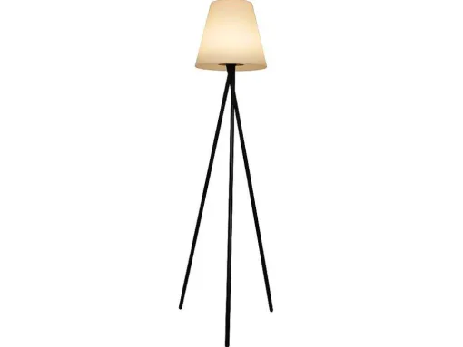 Buitenlamp Op Voet Met Led-Verlichting Leddy - Metaal - H150 Cm - Veranderende Kleuren