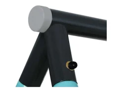 Buitenspellen Metalen Frame - In Hoogte Verstelbare Schommel- En Klimladder - Geschikt Voor Kinderen Vanaf 3 Jaar - Blauw