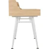 Bureau Larcos Met Opbergruimte - Eik & Wit