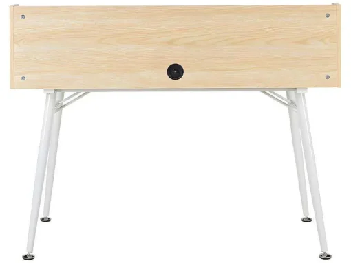 Bureau Larcos Met Opbergruimte - Eik & Wit
