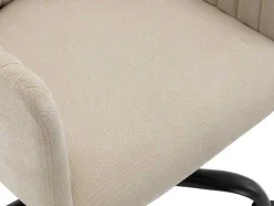 Bureaustoel - Stof - Beige - Verstelbare Hoogte - Toara