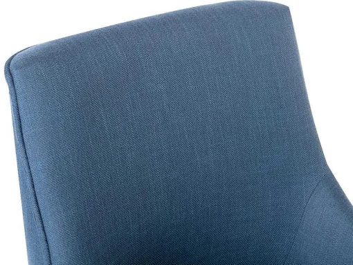 Bureaustoel - Stof - Blauw - Verstelbare Hoogte - Wondio