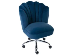 Bureaustoel - Velours - Blauw - Verstelbare Hoogte - Ruty Van Pascal Morabito