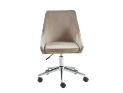 Bureaustoel Masurie - Velours - Beige - Verstelbare Hoogte