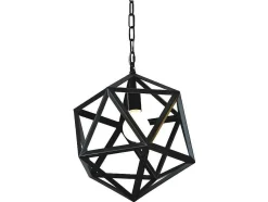 Cage Hanglamp, Zwart, 30X30X100 Cm, Epikasa