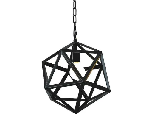Cage Hanglamp, Zwart, 30X30X100 Cm, Epikasa