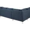 Calverton Hoekbank Chaise Longue Rechts Gericht Donkerblauw.