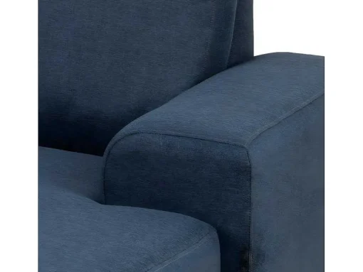 Calverton Hoekbank Chaise Longue Rechts Gericht Donkerblauw.